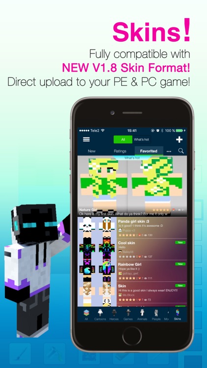 Seeds Lite For Minecraft - Server, Skin, Community
