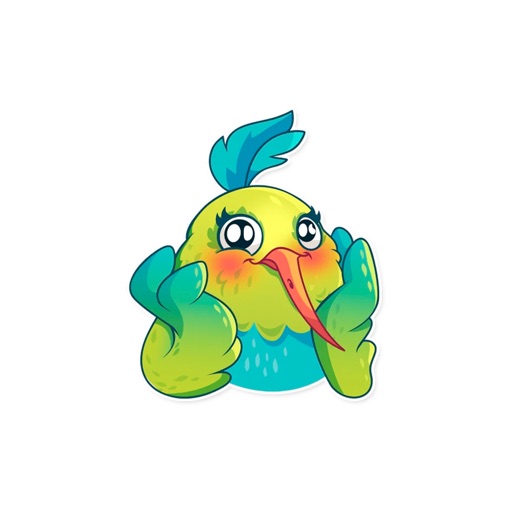 Kolibri the Bird - stickers for iMessage icon