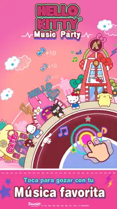 Captura 1 Hello Kitty Fiesta Musical - ¡Kawaii y Bello! iphone