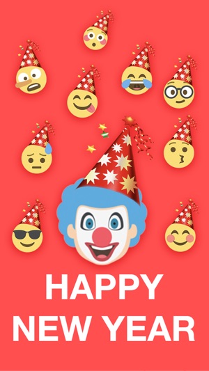 New Year Emoji - Emojis Sticker For iMes