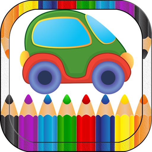 Truck Paint Coloring Book - Toddler Games for Free iOS App