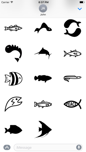 Ocean Fish-Fc Sticker