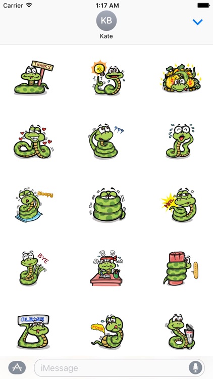 Cute Python Stickers
