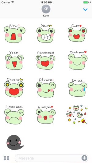 Banjo The Cute Frog Stickers(圖3)-速報App