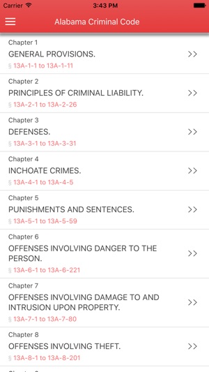 Alabama Criminal Code