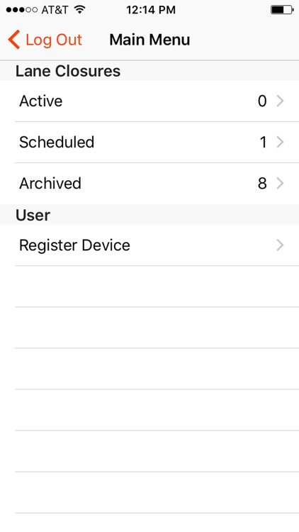 UDOT Lane Closure for Contractors