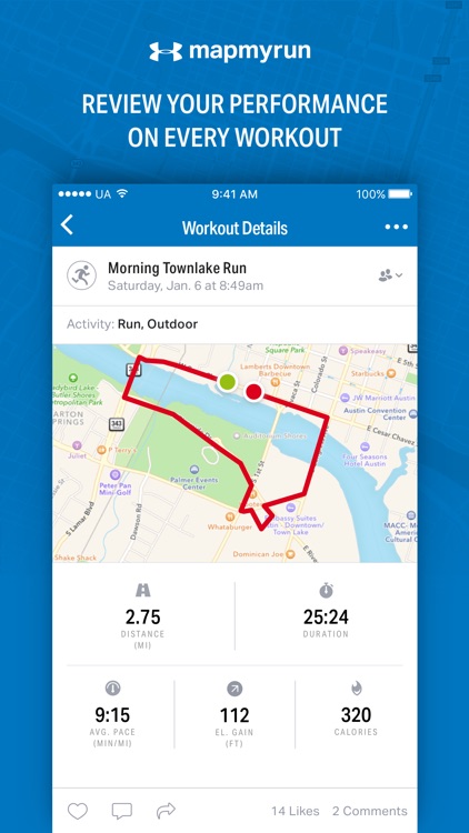 Map My Run - GPS Running & Workout Tracker