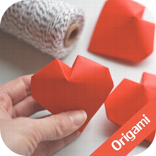 How About Orange: 3D origami hearts