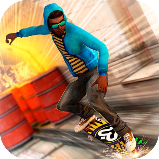 City Skateboard Run iOS App