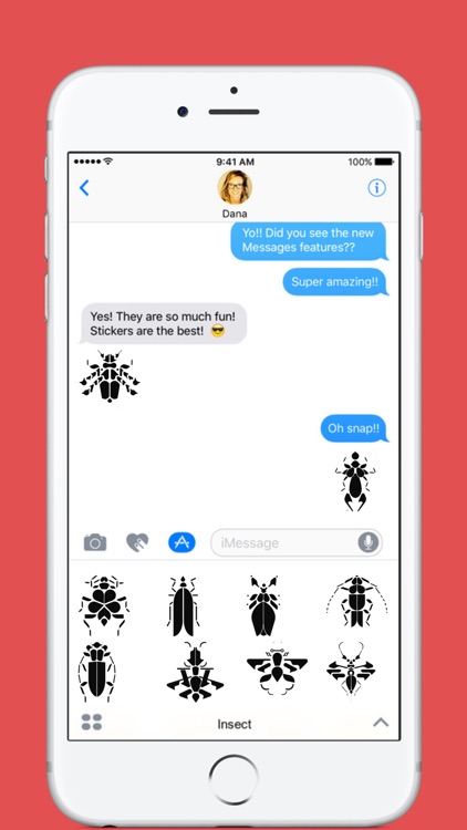 Insect stickers by éric Palliet