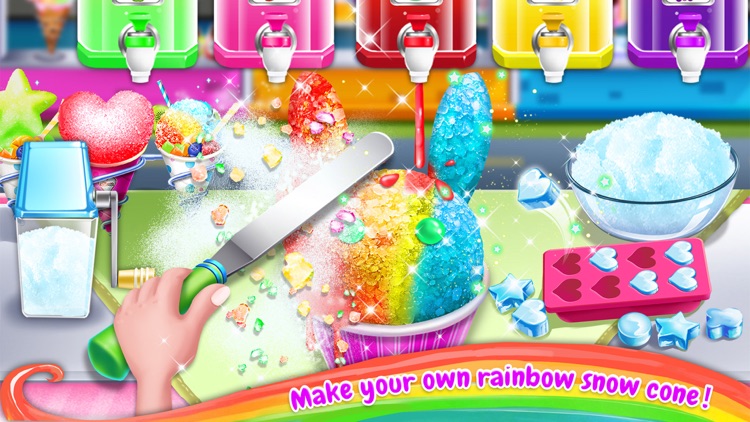 Summer Rainbow Frozen Foods Maker! screenshot-0