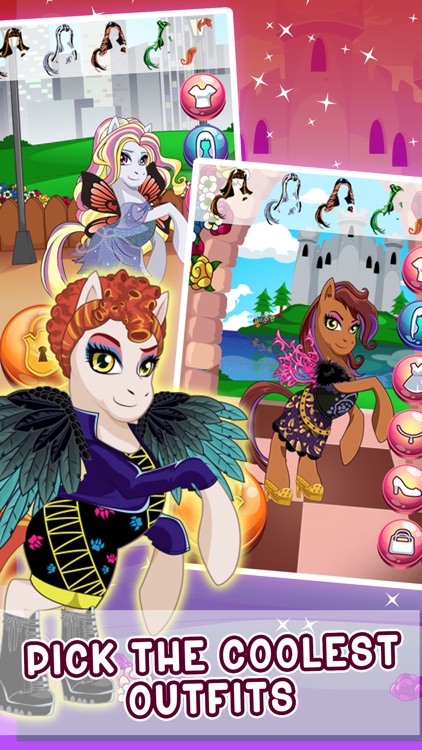 Pony Monster Dress Up Game - High Equestrian Girls
