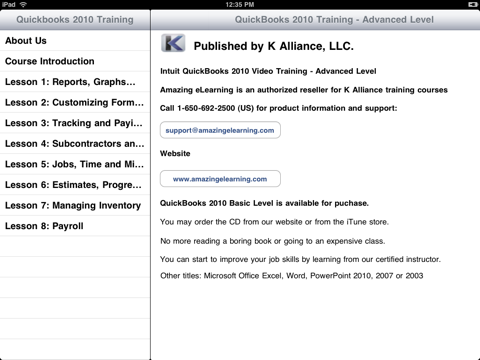 Video Training for QuickBooks Advanced Users screenshot 4