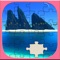 Jigsaw puzzle games beach and island for play on iPhone and iPad