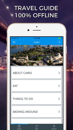 Cairo Travel Guide with Offline Street M