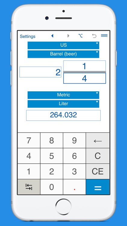 Volume and capacity converter