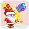 This game Christmas is Santa Claus run to collect the gifts, this game Santa Claus must run to collect gifts a lot of