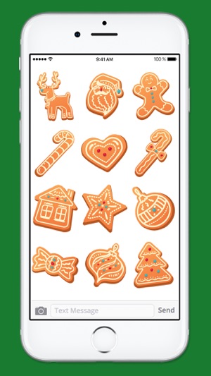 Gingerbread Cookies Holiday Sticker Pack 1(圖3)-速報App