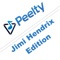 The Peelty Jimi Hendrix App allows you to learn about Jimi Hendrix recordings and albums while playing different games