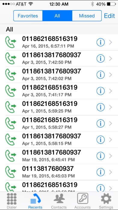 iSip -VOIP Sip Phone Screenshot 2