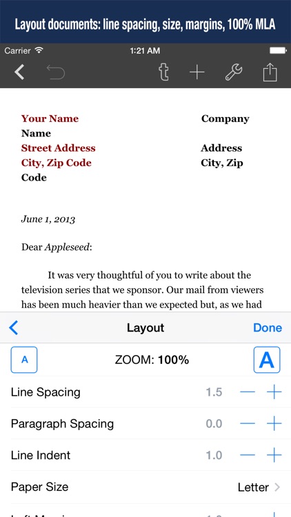 Textilus Pro Word Processor screenshot-3