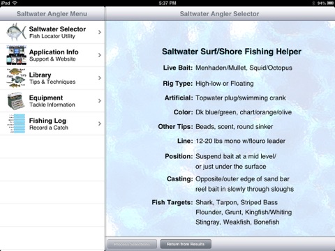 Saltwater Angler Pro screenshot 2