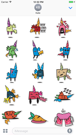 Little Flying Unicorns Sticker Pack by Nora Daye(圖1)-速報App