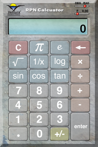 Basic RPN Calculator - náhled