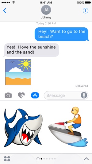 Seaside Emoji(圖1)-速報App