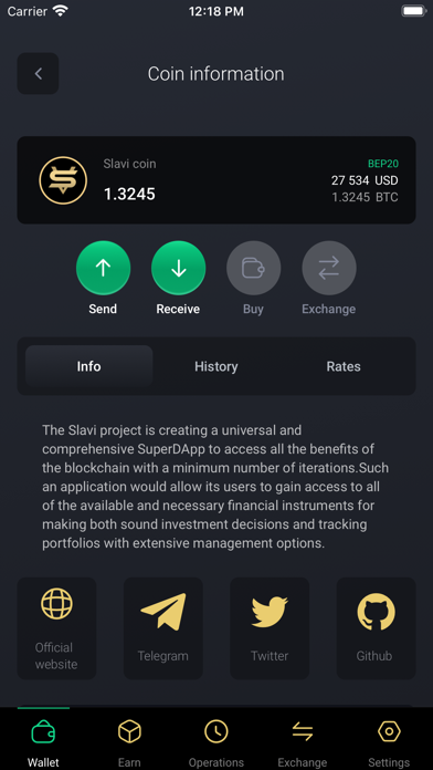 Slavi: DeFi Crypto Wallet screenshot 4