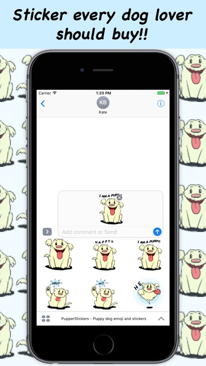 PupperStickers - Puppy dog emoji and stickers