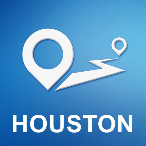 Houston, TX Offline GPS Navigation & Maps icon