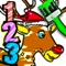 An educational xmas painting preschool game for little boys and girls