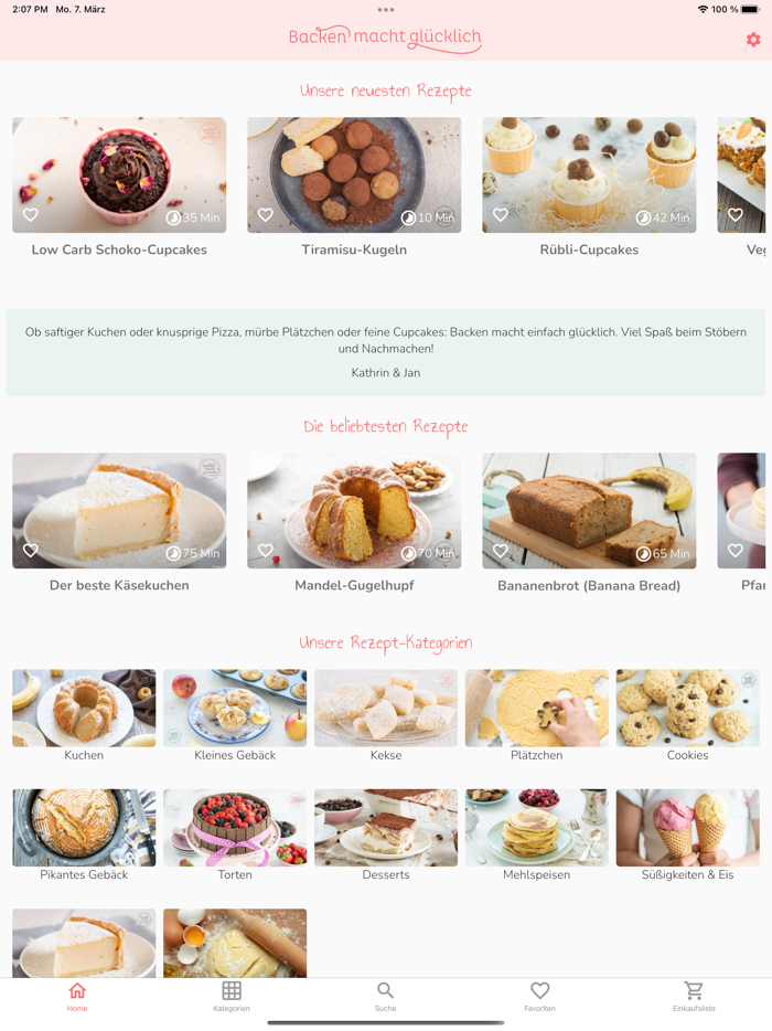 Backen macht glücklich