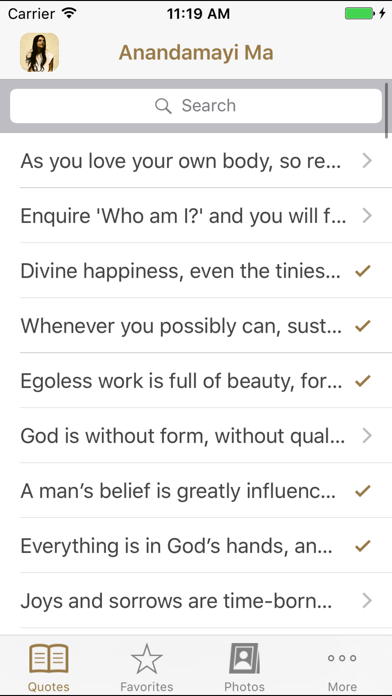 How to cancel & delete Anandamayi Ma Quotes from iphone & ipad 2