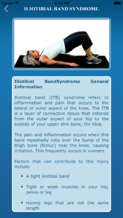 Medical iRehab Iliotibial Band