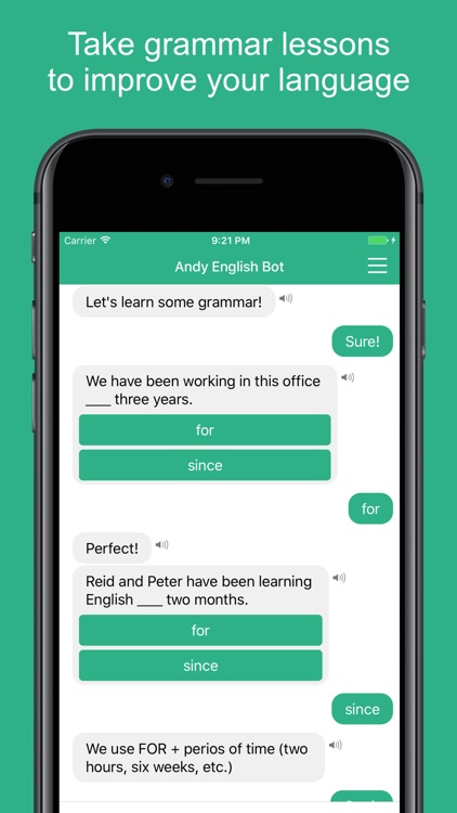 Andy - English Chat, Learn and Practice with Robot screenshot-3
