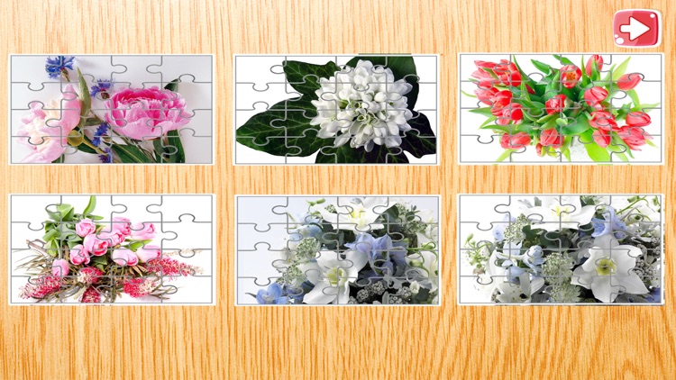 Flowers Jigsaw Puzzle For Kids 4 Year