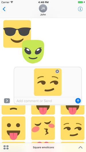 Square Emoticons