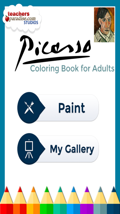 How to cancel & delete Picasso Coloring: Coloring Book for Adults from iphone & ipad 1