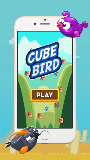 Cube Bird Match 3 Game - 比賽(圖1)-速報App