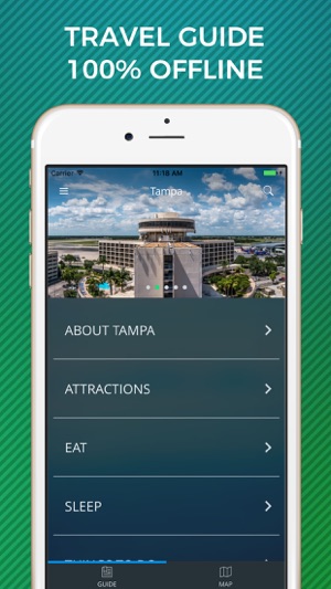 Tampa Travel Guide with Offline Street Map(圖1)-速報App