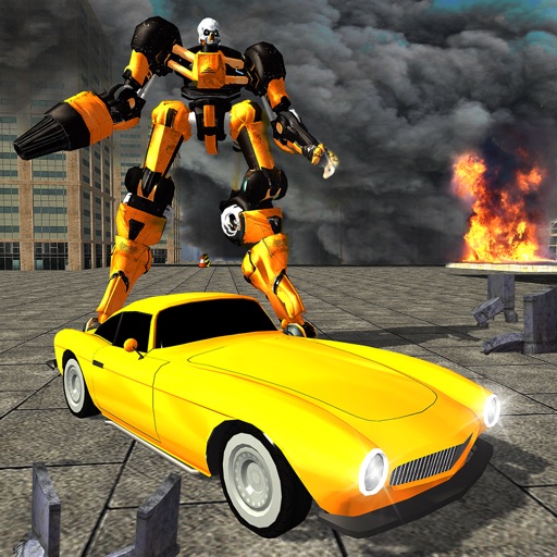 Classic Car Robot Transformation – Metal Battle iOS App