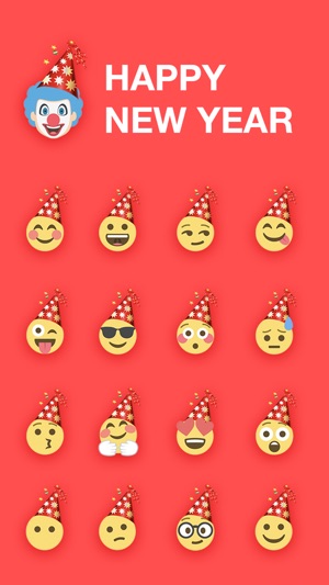 New Year Emoji - Emojis Sticker For iMessage(圖2)-速報App