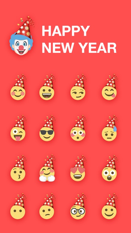 New Year Emoji - Emojis Sticker For iMessage