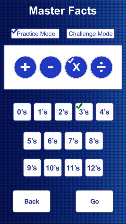 Addition Multiplication Math Facts Master