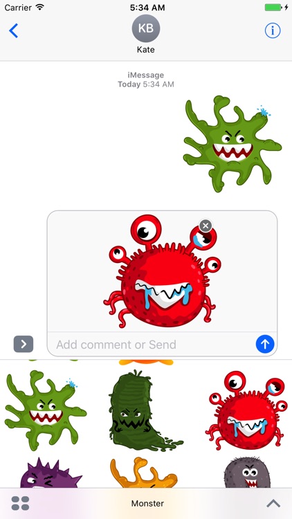 Lovely Monster Sticker