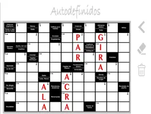 Imágen 4 Crucigramas autodefinidos puzzles en español iphone