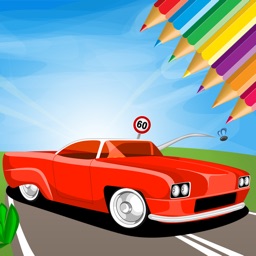 Super Car Coloring Book - Vehicle drawing for kids