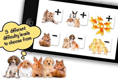 Kids math - with fun animals screenshot 3